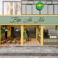 Thiết kế nội thất quán phở Bếp Hà Nội kết hợp cafe ở tầng 2 mang phong cách truyền thống